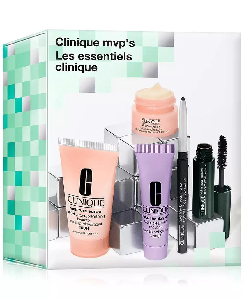 Clinique 5-Pc. MVP's Skin Care & Makeup Mini Gift Set 1