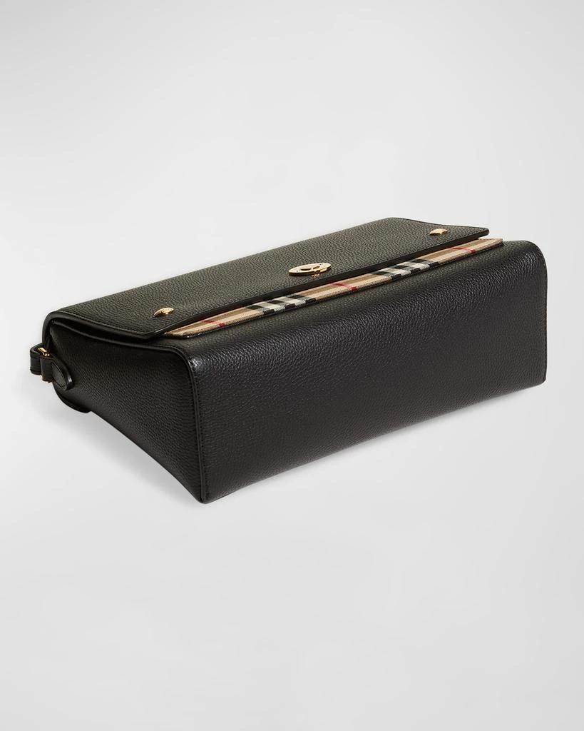 Burberry Note Medium Leather & Vintage Check Crossbody Bag 5