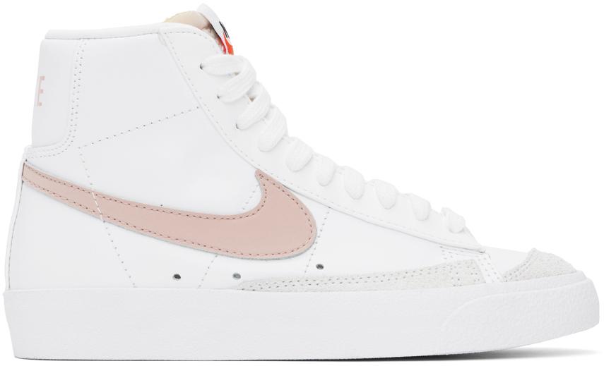 NIKE White Blazer Mid '77 Sneakers