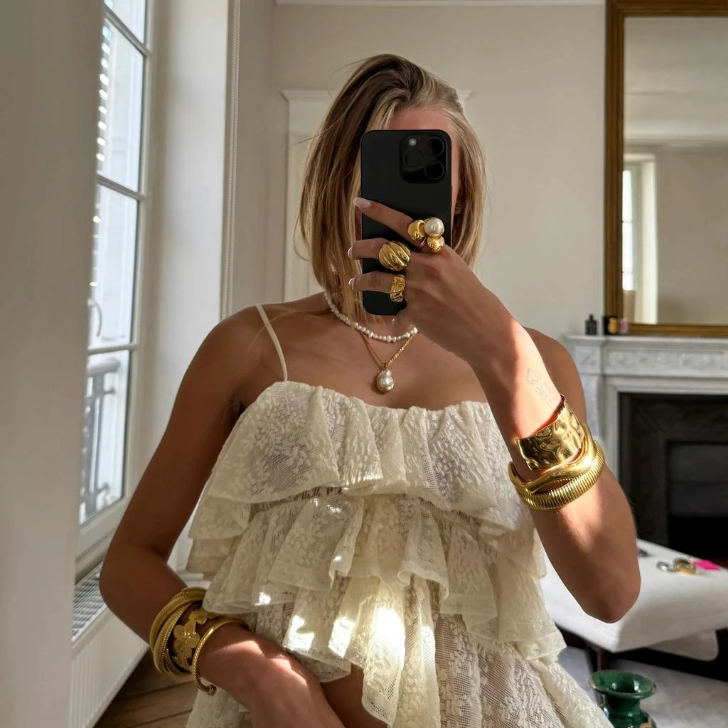 Too Romantic Jewelry Bague Meteorite 5