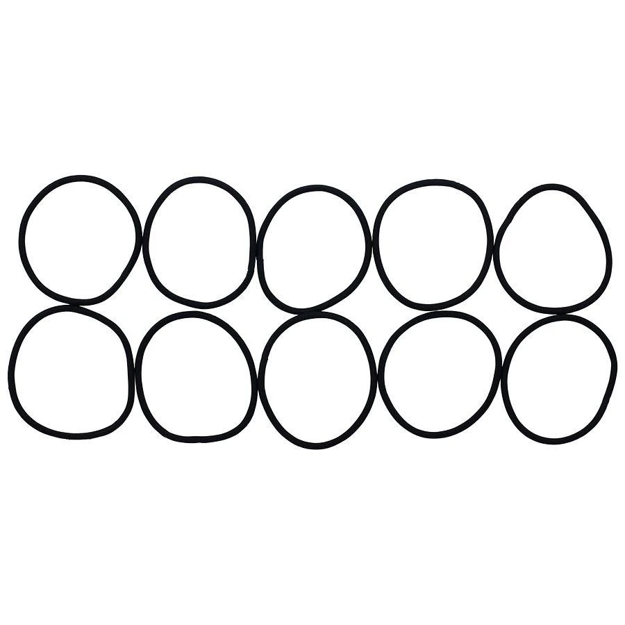 Scunci No-Damage Nylon Hair Elastics for Extra Thick Hair 5