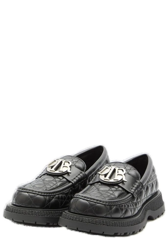 Dior Dior Homme Logo Plaque Slip-On Buffalo Loafers 3