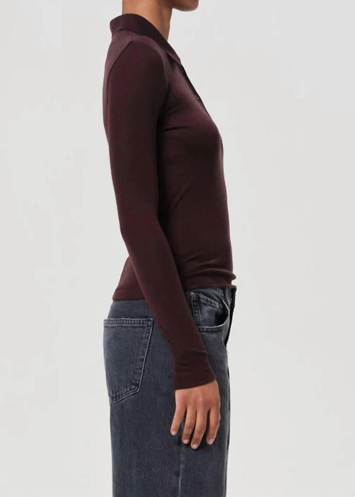 AGOLDE Agolde - Amos Long Sleeve Polo 3