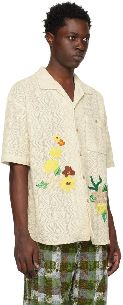 Andersson Bell White Floral Shirt 2