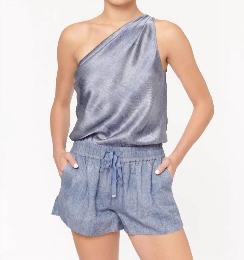CAMI NYC Darby Bodysuit In Denim