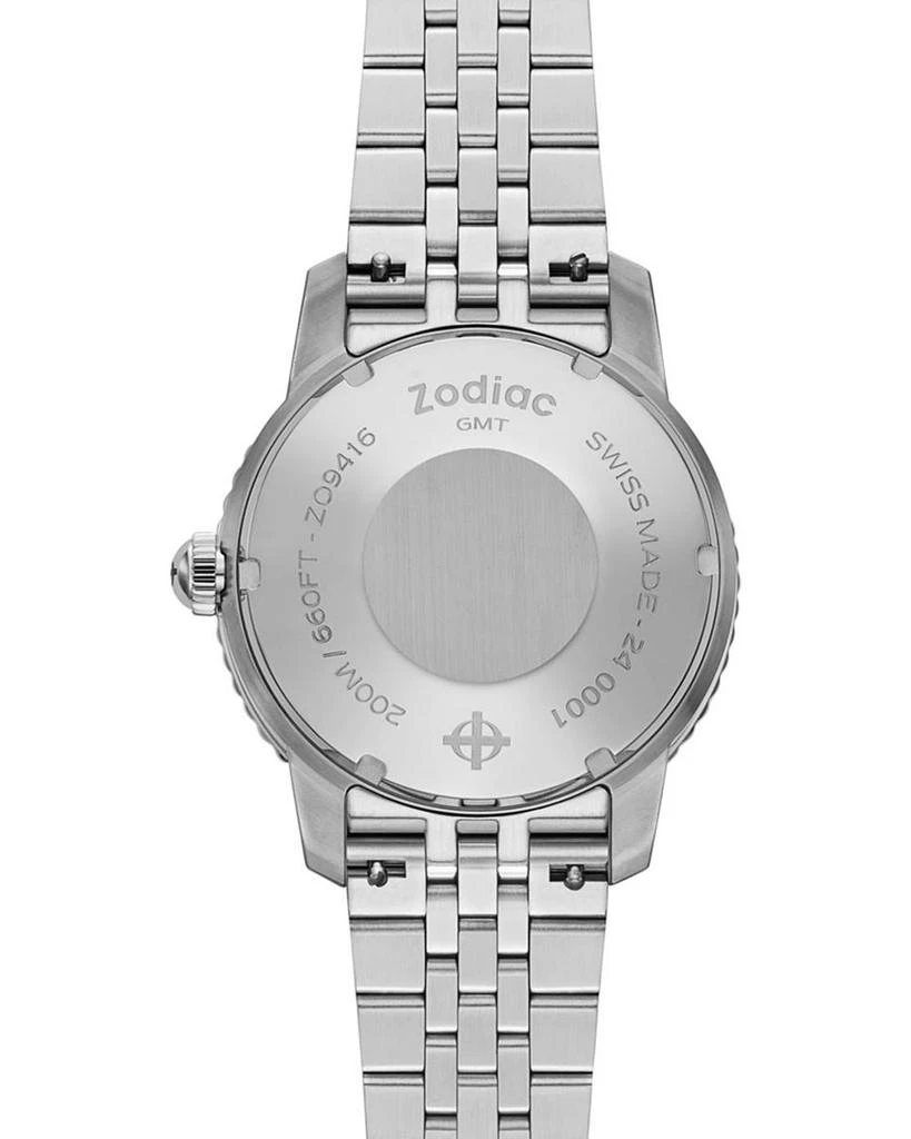 ZODIAC GMT Automatic Stainless Steel Watch, 37mm 6