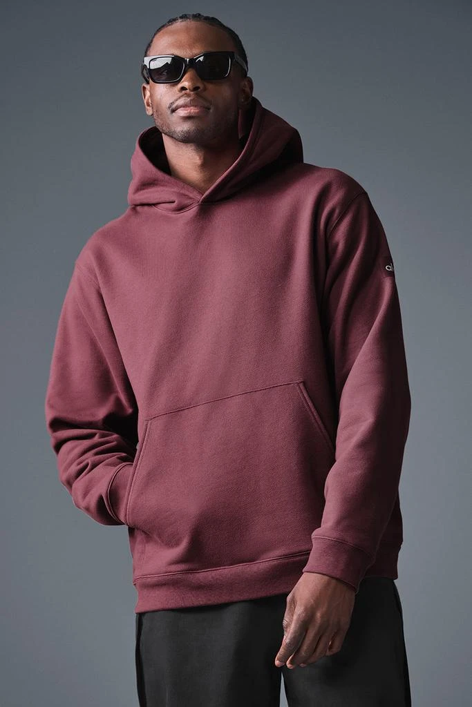 Alo Renown Heavy Weight Hoodie - Burgundy Truffle 3