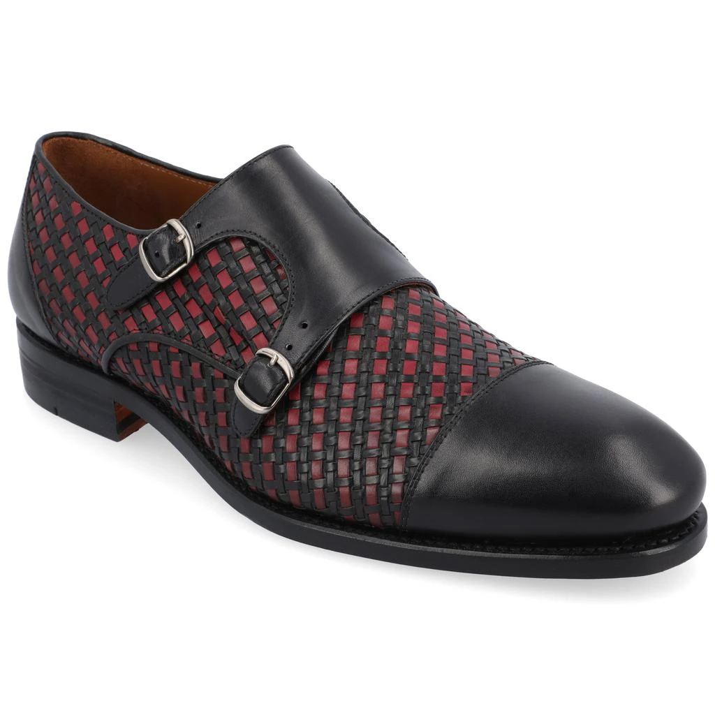 Taft Black Woven Leather Slip-Ons The Lucia Shoe in Black Woven (Last Chance, Final Sale) main image 2