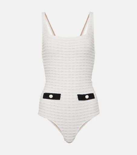 Adriana Degreas Jacquard swimsuit 1