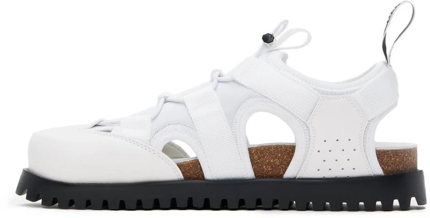 Versace White Medusa Track Sandals 3