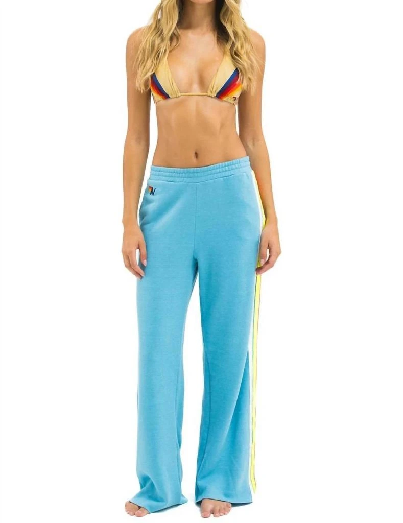 AVIATOR NATION Aviator Nation - 5 Stripe Wide Leg Pocket Sweatpants