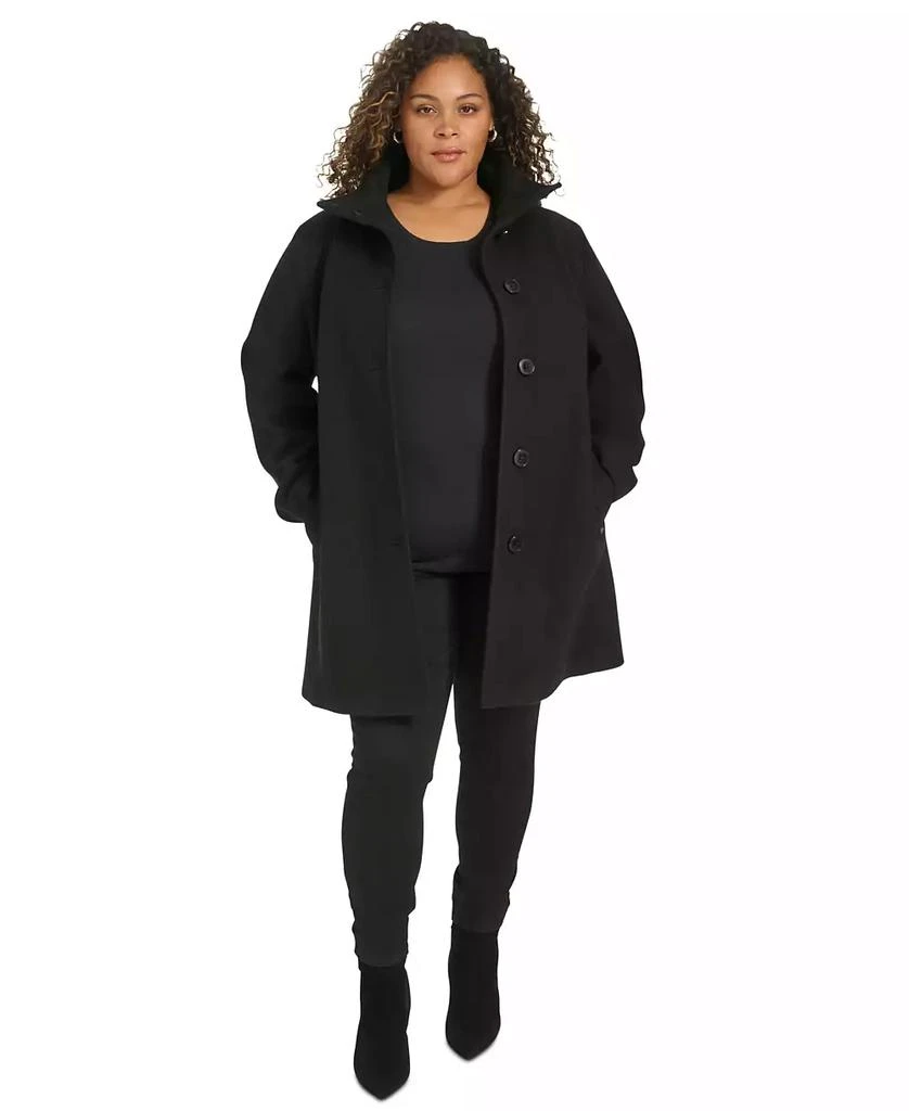 Calvin Klein Womens Plus Size Walker Coat, Created for Macys 7