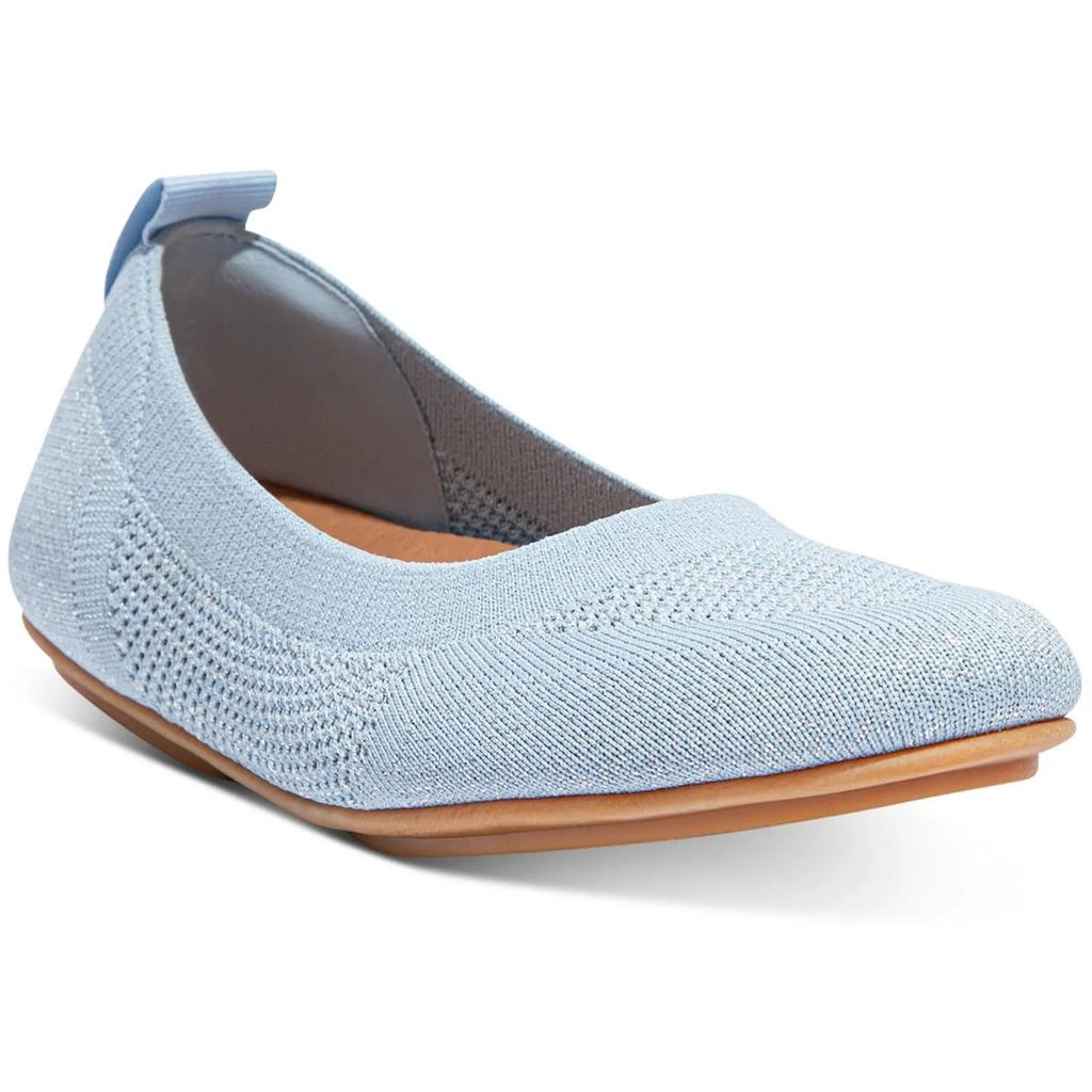 FitFlop Fitflop Womens Allegro Knit Glitter Ballet Flats 1