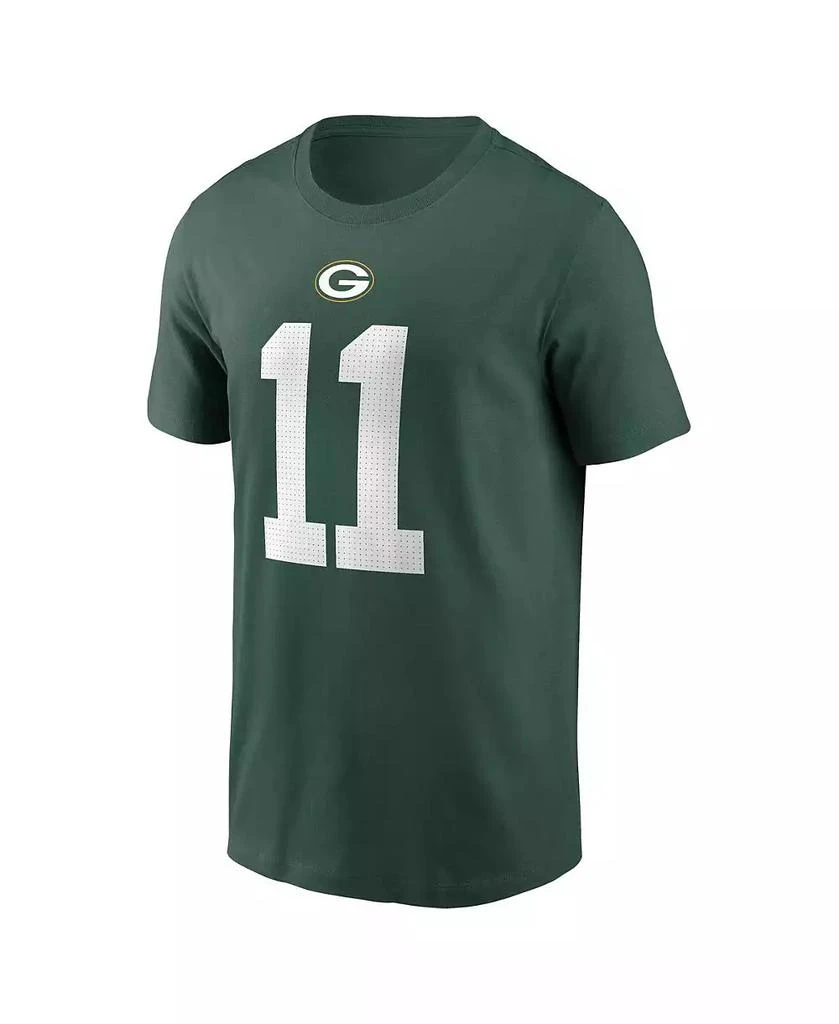NIKE Men's Jayden Reed Green Green Bay Packers Name Number T-Shirt 2