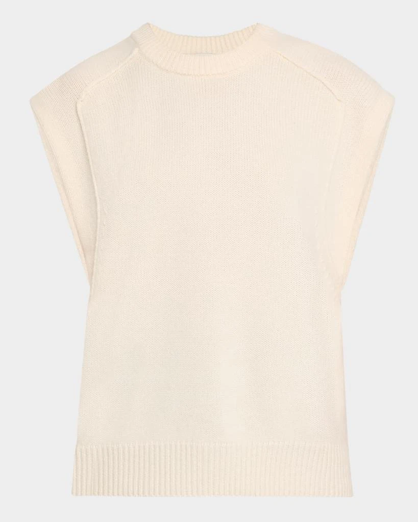 Loulou Studio Mari Sleeveless Wool-Cashmere Boxy Sweater 1
