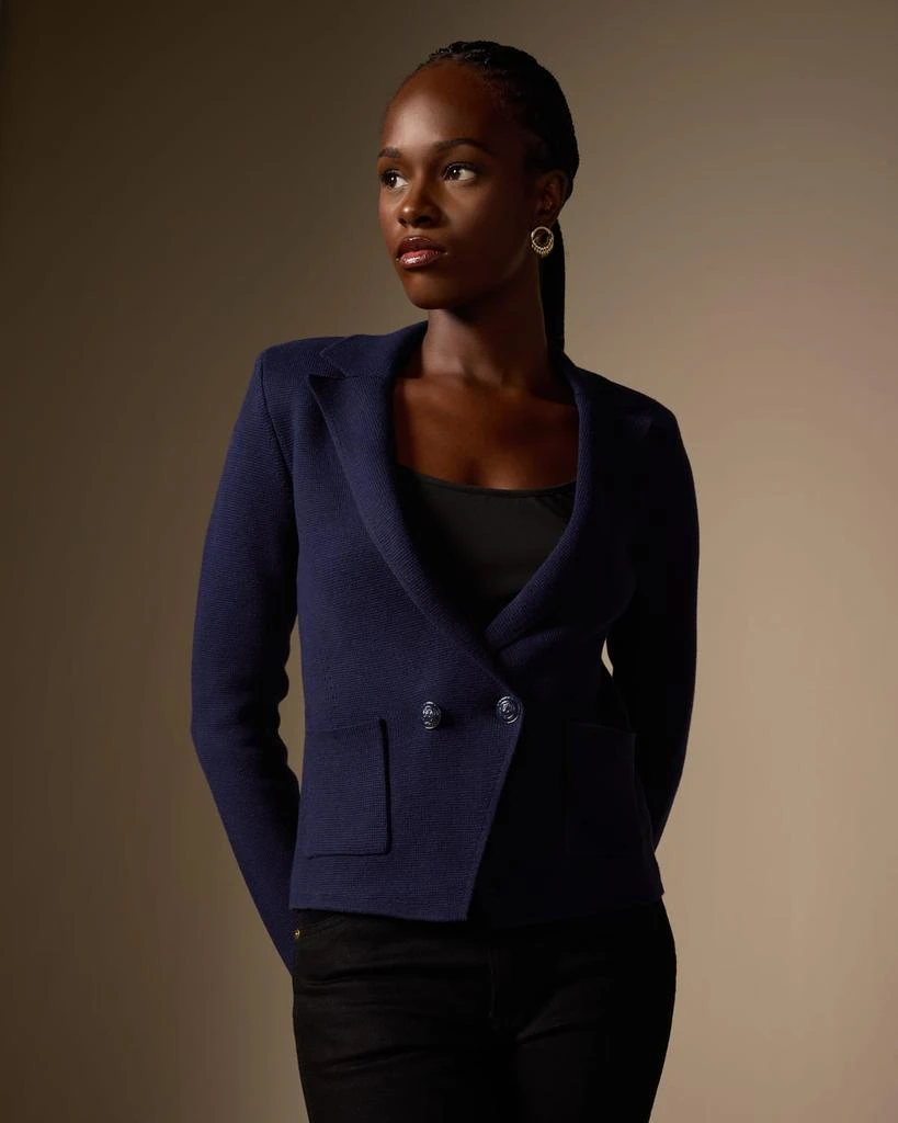 L'Agence Sofia Knit Blazer 4