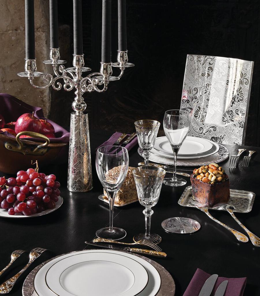 Christofle Jardin d'Eden Five-Light Candelabra