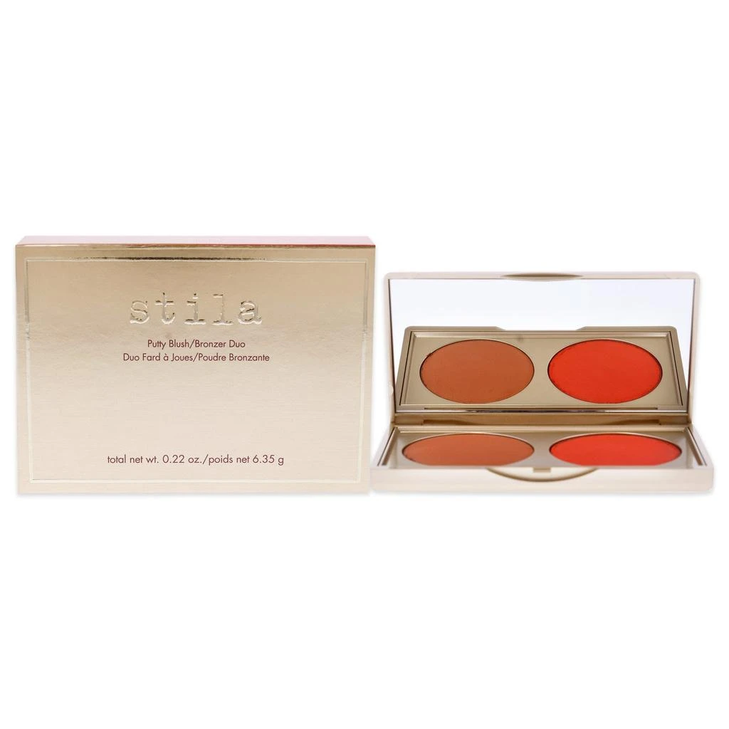 Stila Putty Blush Bronzer Duo - Bronzed Gladiola by  for Women - 0.22 oz Makeup 1