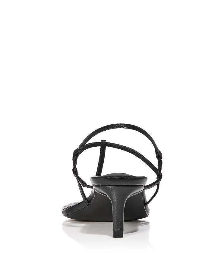 AQUA Women's T Strap Slingback High Heel Sandals - Exclusive 4