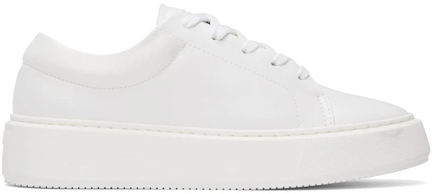 Ganni White Sporty Mix Cupsole Sneakers 1