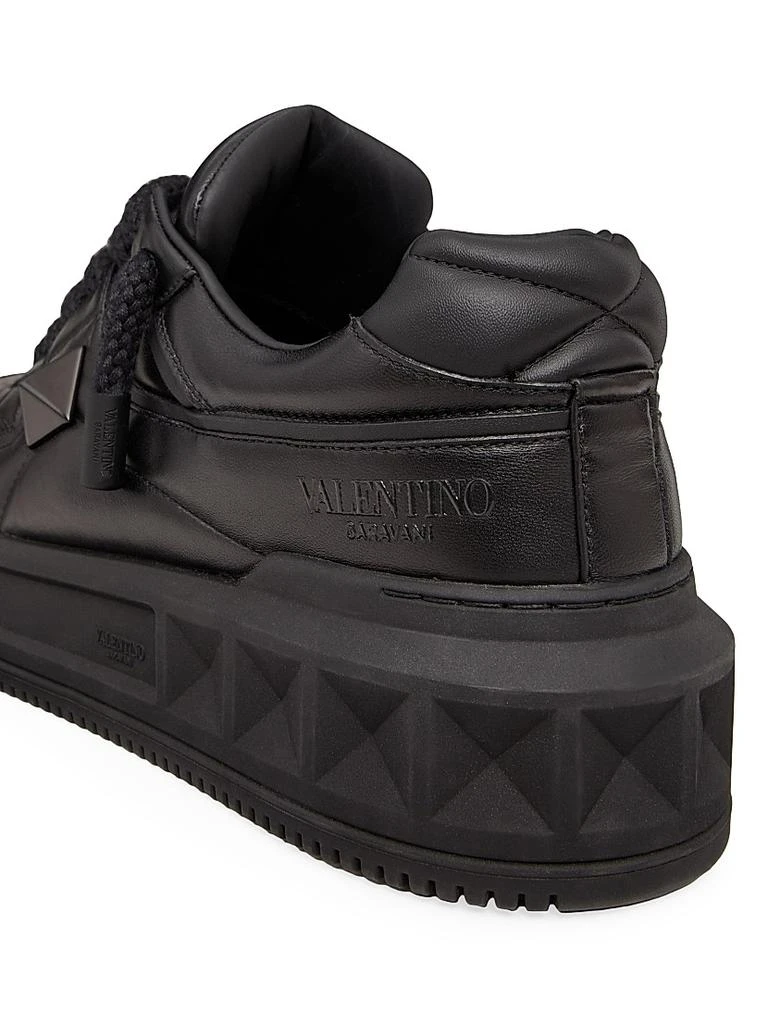 Valentino One Stud XL Nappa Leather Low Top Sneakers 5