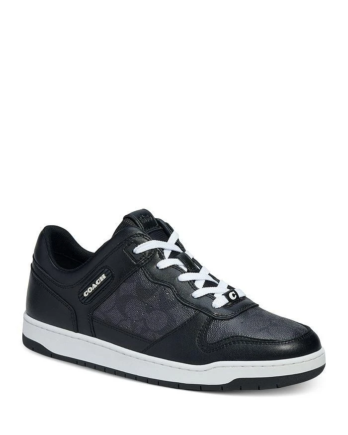 COACH Men's C201 Signature Lace Up Sneaker 1