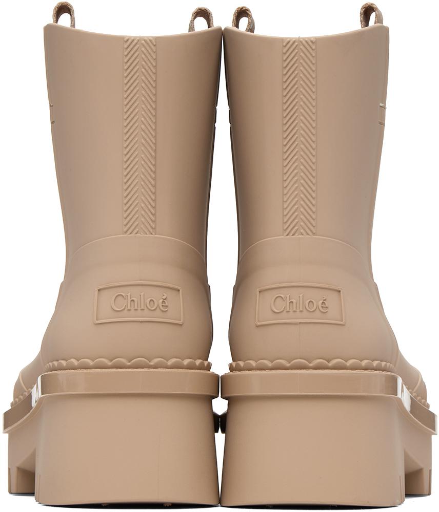 Chloé Pink Raina Rain Boots