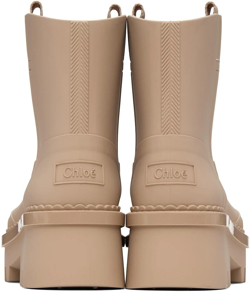 Chloé Pink Raina Rain Boots 2