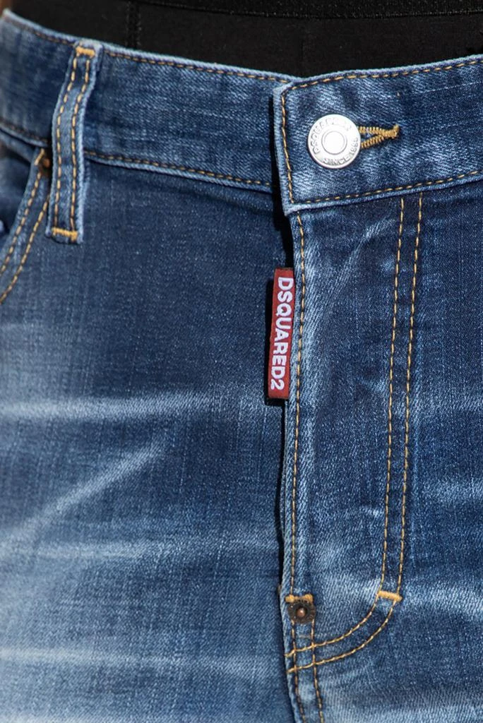 DSQUARED2 Dsquared2 Slim-Cut Logo Patch Jeans 4