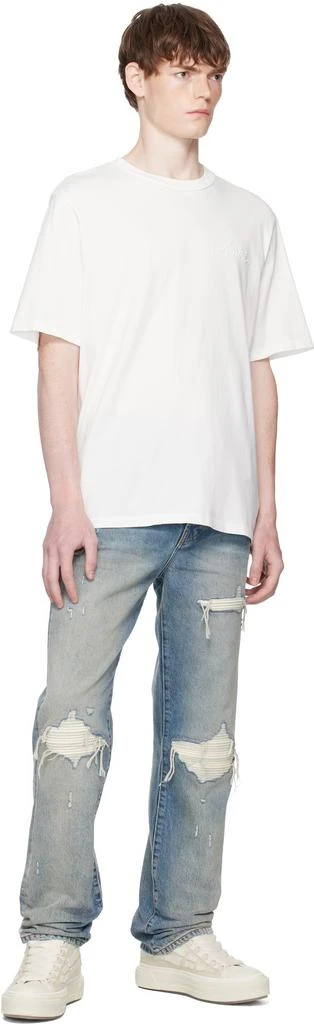 AMIRI Off-White Bleach Bandana Patch T-shirt 4