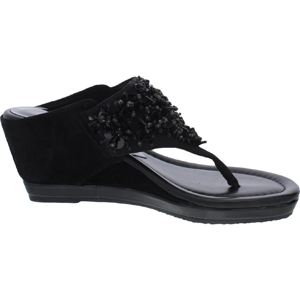 Donald J Pliner Womens Embellished Slip-On Flip-Flops