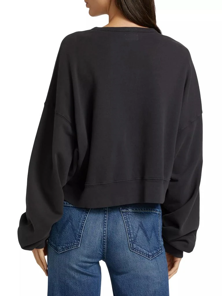 Mother The Winger Cropped Sweatshirt 5