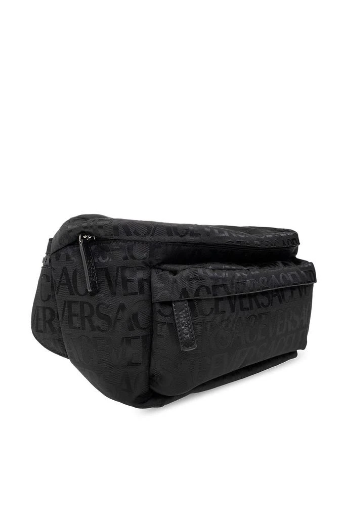 Versace Versace Logo-Printed Zipped Belt Bag 3