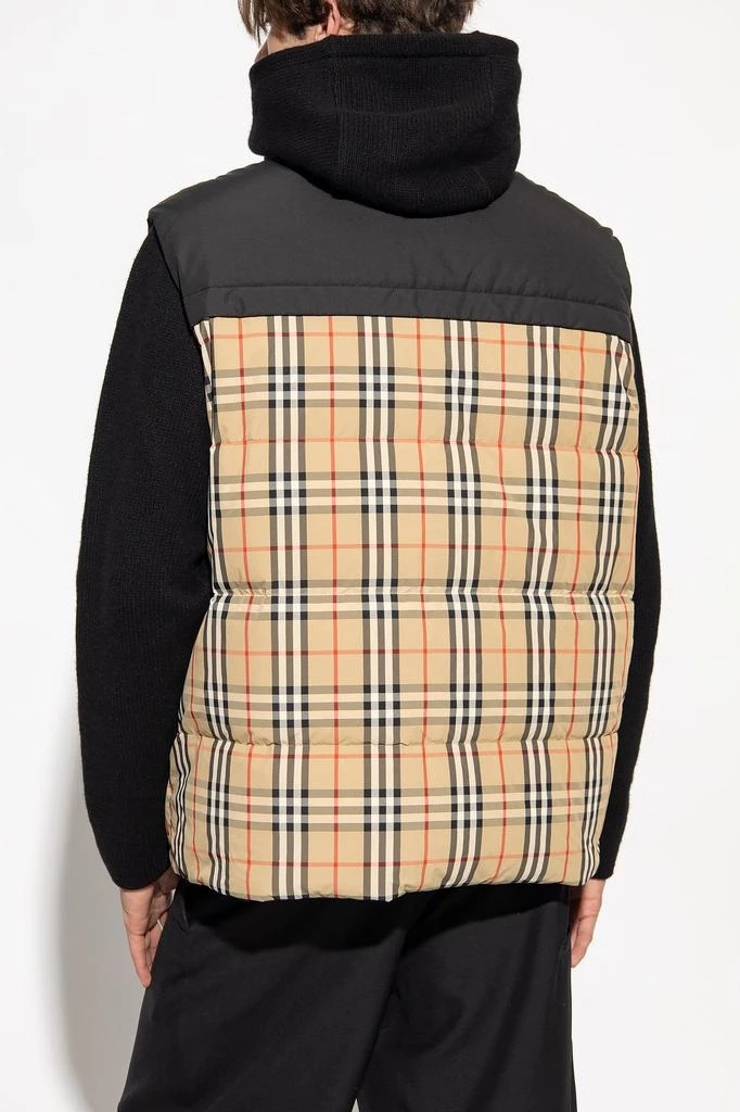 Burberry Burberry Beige ‘Oakwood’ Reversible Down Vest - Men 4
