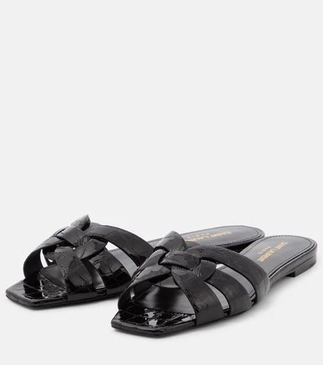 Yves Saint Laurent Tribute Nu Pieds 05 leather slides 5