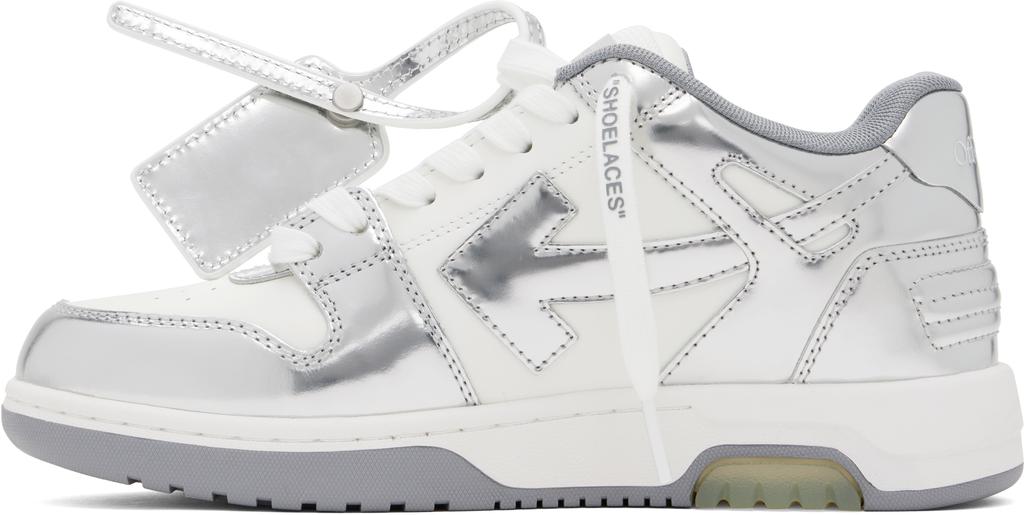 スニーカー OFF-WHITE WHITE LEATHER OUT OF OFFICE HIGH TOP SNEAKERS Off-White Out Of Office Panelled Leather Sneakers | White