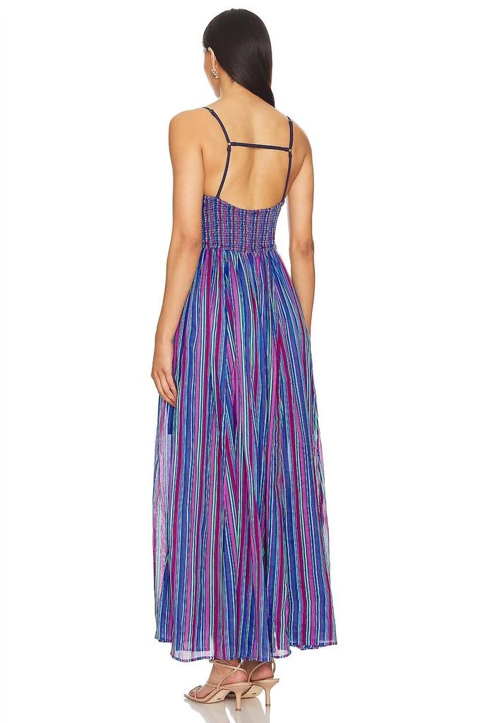 Free People Dream Weaver Maxi Dress In Aqua Combo 2