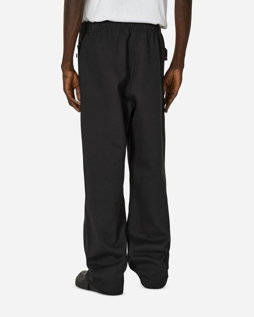 NIKE Solo Swoosh Open Hem Fleece Sweatpants Black 3