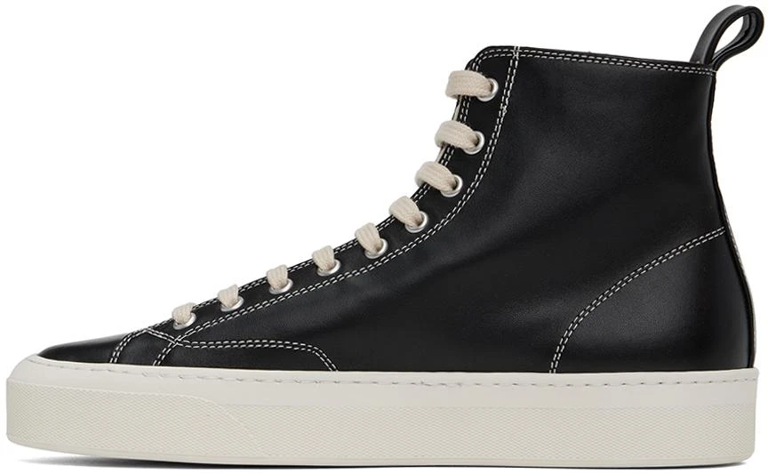 Common Projects Black Tournament High Sneakers 3