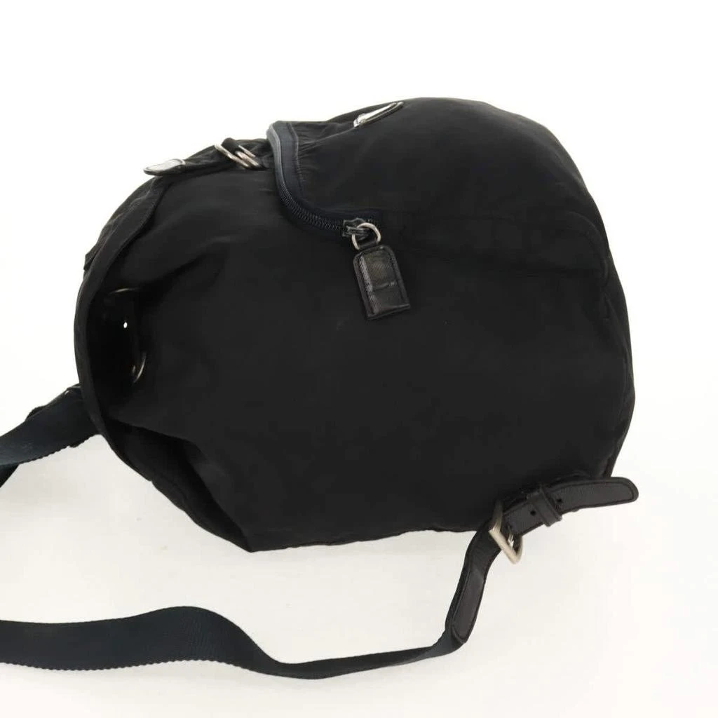 Prada Front Pocket Buckle Backpack Nylon Nylon Backpack Bag (Pre-Owned) 3