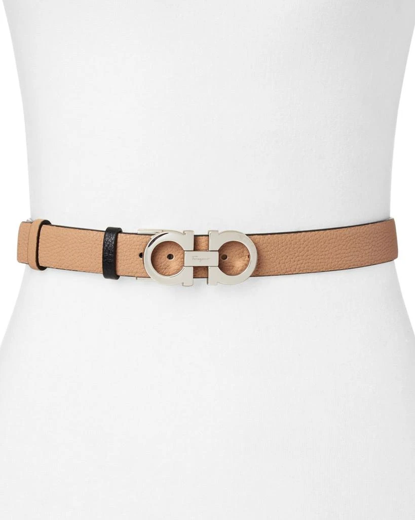 Salvatore Ferragamo Salvatore Women's Skinny Gancini Belt 3
