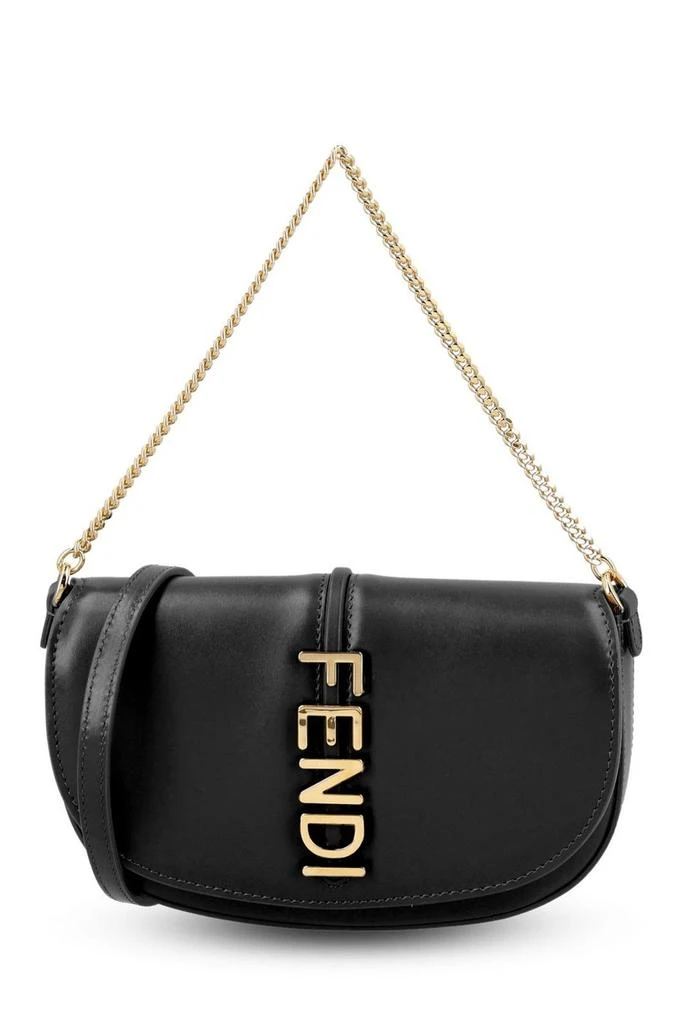 Fendi Fendi Fendigraphy Logo Lettering Chain-Linked Wallet 1