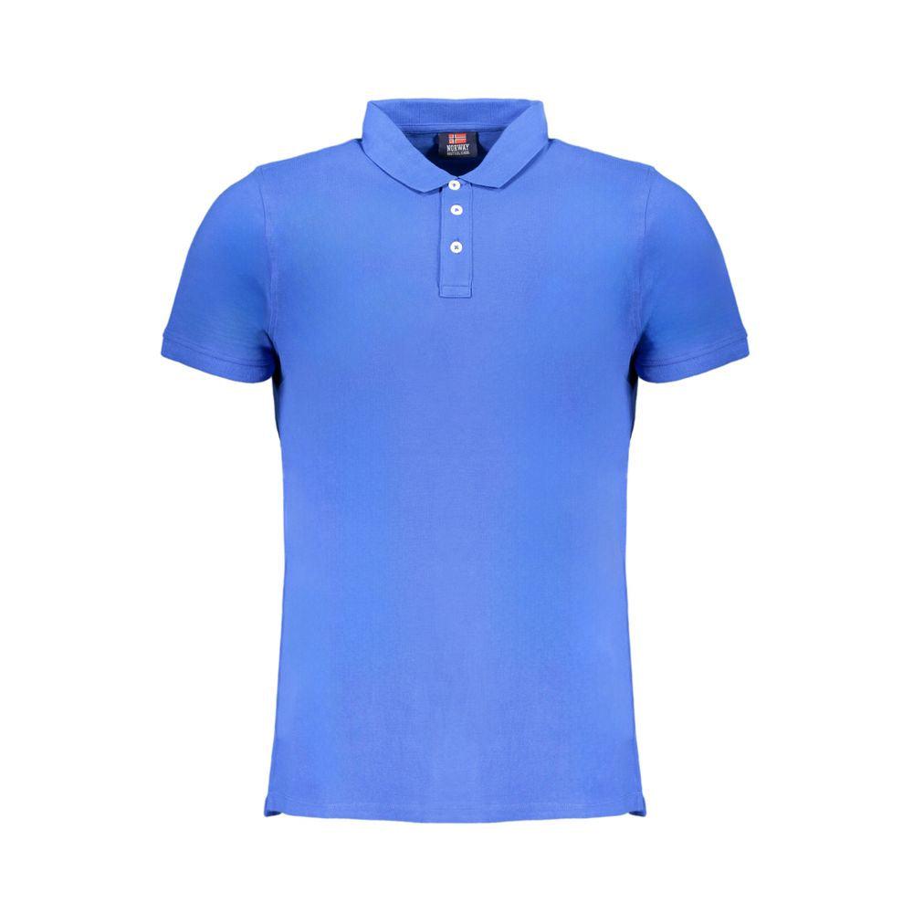 Norway 1963 Norway 1963 Blue Cotton Polo Shirt