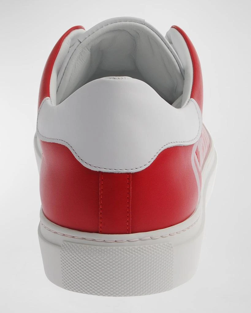 John Galliano Paris Men's Typographic Logo Hidden-Lace Low-Top Sneakers 4