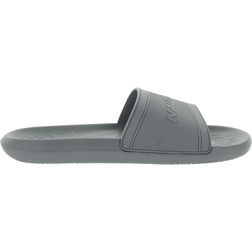 Nautica Womens Slip On Flat Slide Sandals 3