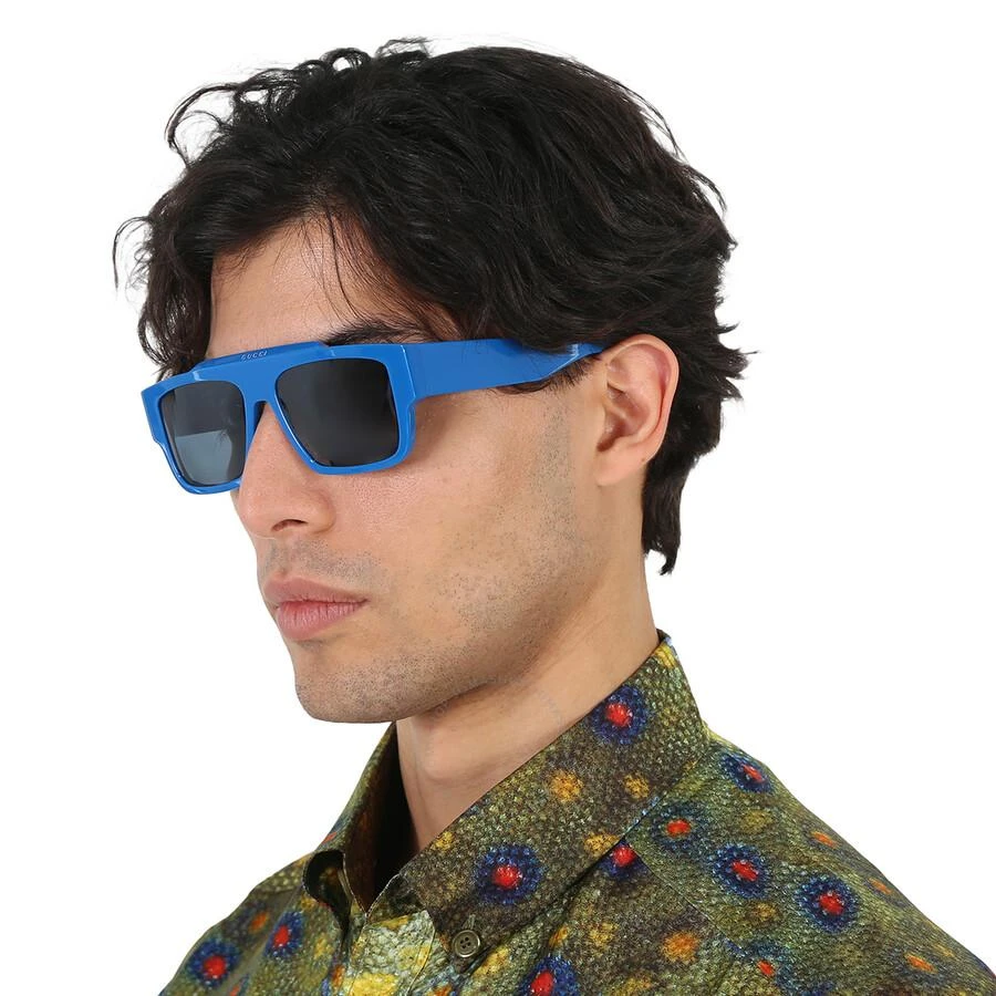 Gucci Gucci Blue Browline Men's Sunglasses GG1460S 004 56 2