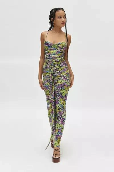 urban outfitters green bloom mesh maxi dress Baltic Born Womens Tessa Tiered Maxi Dress | Green Floral main image 0