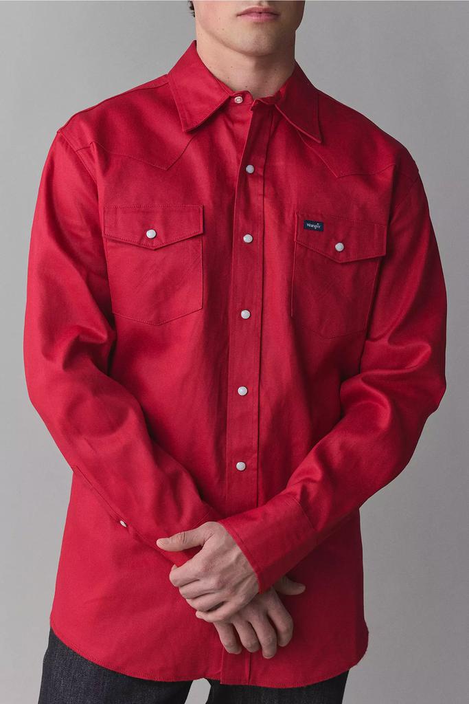 Wrangler Wrangler Twill Western Work Shirt