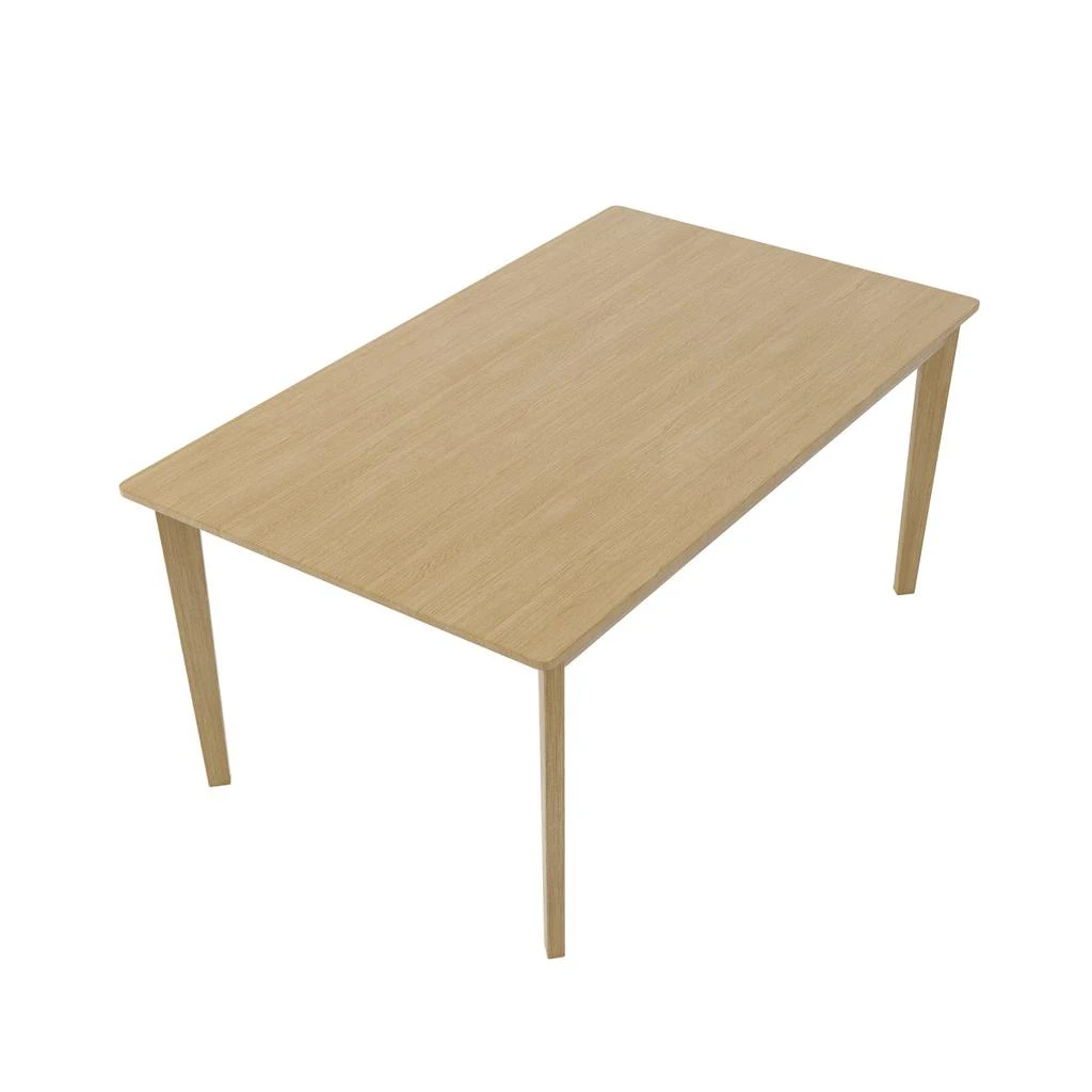 Streamdale Furniture Streamdale Scandinavian Simple Wind Dining Table (Original Wood) 6