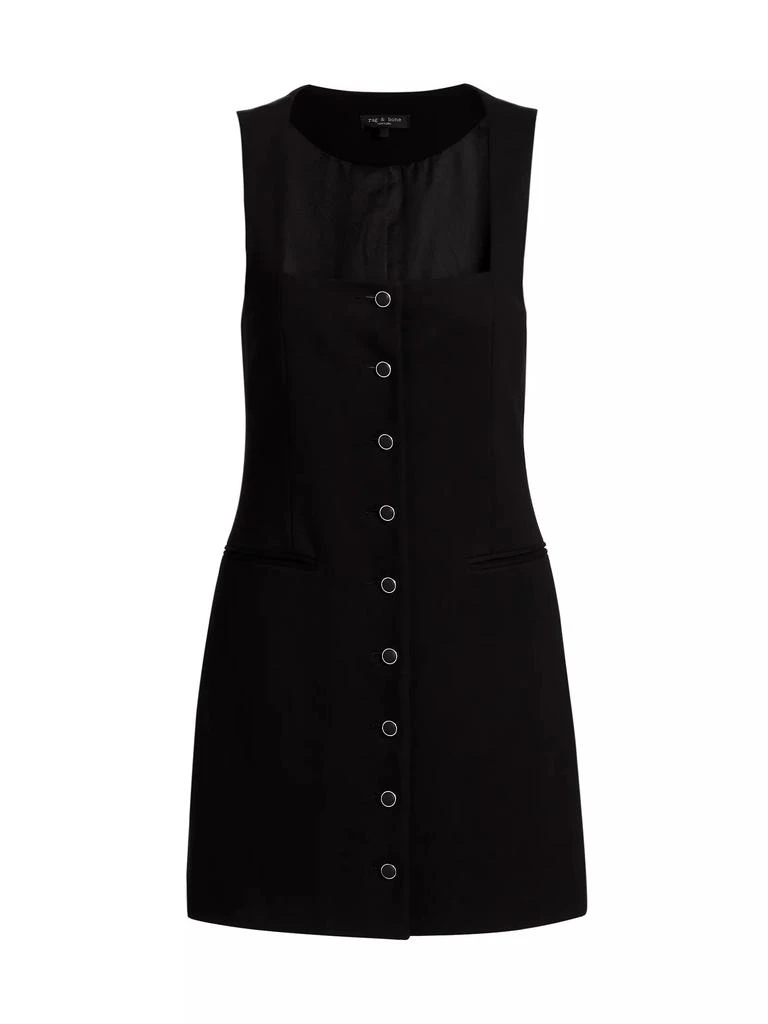 Rag & Bone Marianne Button-Front Minidress 1